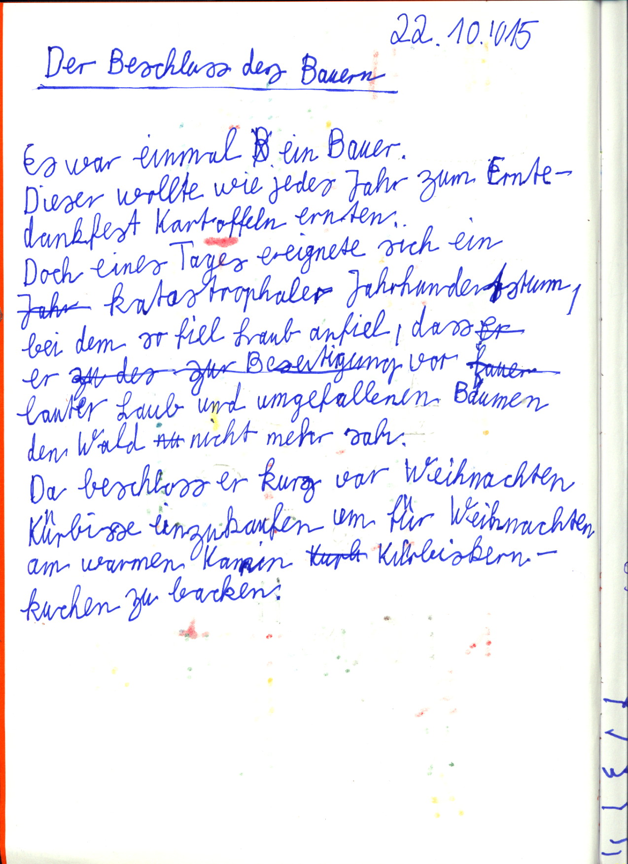 Der Beschluss des Bauern